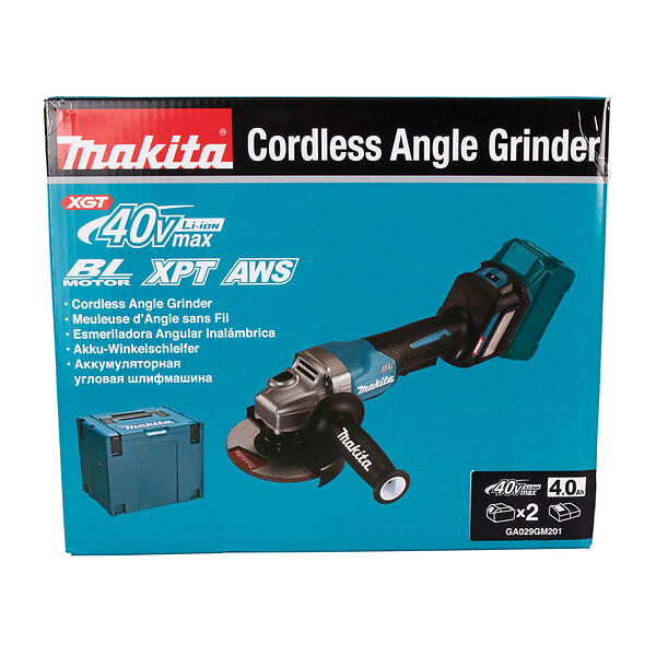 MAKITA - Meuleuse Ø 125mm 2x4Ah 40V XGT ® MAKITA GA029GM201en MAKPAC - large