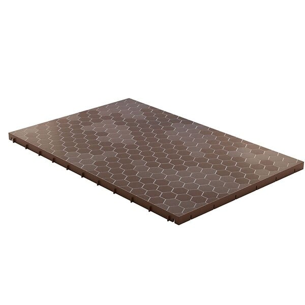 ARTPLAST - Dalle de sol Clipsable Marron Taupe 116 x 76 x 3 cm  Polypropylène Revêtement de Sol Modulable Intérieur / Extérieur Art Plast - large
