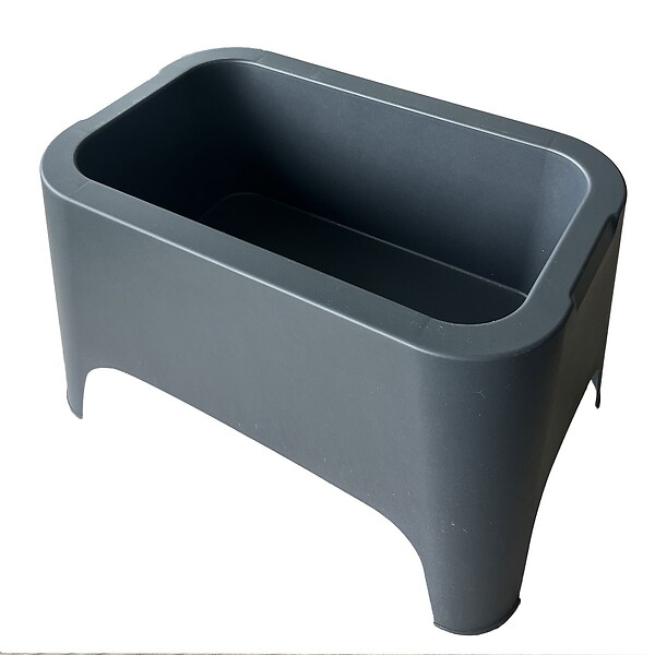 TOOMAX - Table basse de jardin 59x 39x 36cm Anthracite Avec couvercle Extérieur / Intérieur TOOMAX - large