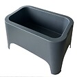TOOMAX - Table basse de jardin 59x 39x 36cm Anthracite Avec couvercle Extérieur / Intérieur TOOMAX - vignette
