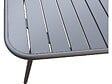HABITAT ET JARDIN - Table et chaises de jardin en métal "Bilbao" - 8 places - Gris - vignette