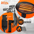 WARM TECH - Chauffage de terrasse 2000W sur pied - 3 positions - vignette