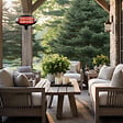 WARM TECH - Chauffage de terrasse 2000W sur pied - 3 positions - vignette