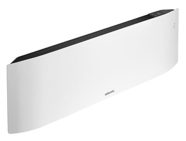 ATLANTIC - Radiateur connecté Divali Néo plinthe 1000W Blanc carat - ATLANTIC - 507674 - large