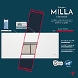 THOMSON - Radiateur électrique fixe à inertie sèche céramique - THOMSON - MILLA 1500W - Connecté WiFi - blanc - NF - vignette