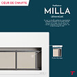 THOMSON - Radiateur électrique fixe à inertie sèche céramique - THOMSON - MILLA 1500W - Connecté WiFi - blanc - NF - vignette
