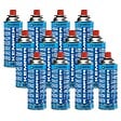 KEMPER - Pack 12 Cartouches Gaz Butane 390 ml 227 g Valve Sécurité pour Réchaud Portable Chalumeau Lampe à Gaz KEMPER - vignette