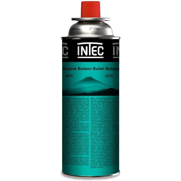 INTEC - Cartouche de gaz - 16 pièces - 250gr - Gaz butane Bouteille Universelle à valve - Camping INTEC - large