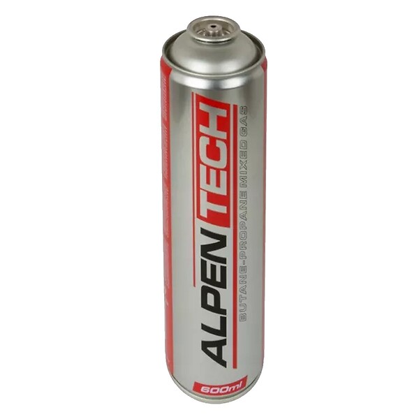 ALPENTECH - Pack de 6 Cartouches de gaz 330gr Butane propane mix 600ml Valve 7/16 ALPENTECH - large