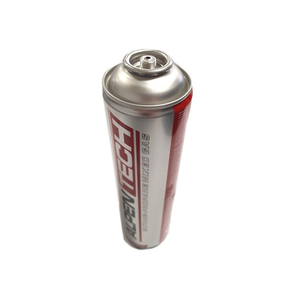 ALPENTECH - Pack de 6 Cartouches de gaz 330gr Butane propane mix 600ml Valve 7/16 ALPENTECH - large