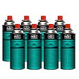 INTEC - Pack 8 Bouteilles de gaz Butane 250 g Cartouche gaz Camping Compacte Encliquetable Réchaud Desherbeur Barbecue INTEC - vignette