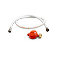 PROWELTEK - Kit Détendeur gaz PROPANE 37 mbar + Tuyau gaz butane/propane Souple 1.50 m - vignette