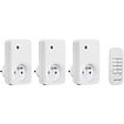 SMARTWARES - Kit de 3 prises commandées avec télécommande - vignette