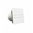 CATA - Cata E-100 GT Aérateur extracteur d'air simple flux, Fonction minuterie, Plaque avant en verre blanc (00900100) - vignette