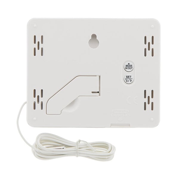OTIO - Thermomètre intérieur extérieur filaire Blanc - Otio - large