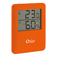 OTIO - Thermomètre hygromètre magnétique LCD - Orange - Otio - vignette