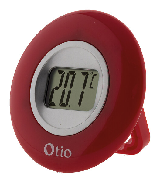 OTIO - Thermomètre digital intérieur - Rouge - Otio - large