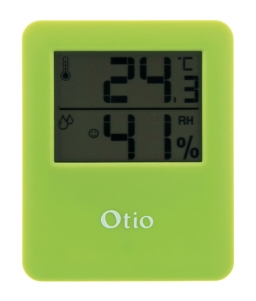 OTIO - Thermomètre hygromètre magnétique LCD - Vert - Otio - large