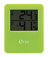 OTIO - Thermomètre hygromètre magnétique LCD - Vert - Otio - vignette
