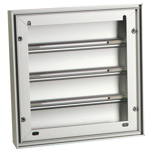 RENSON - Grille de hotte Renson 210 x 210 mm aluminium blanc RAL9010 - large
