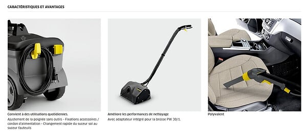 KARCHER - Injecteur-extracteur 1250W 54 l/s Puzzi 10/2 Adv Karcher - large