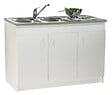 NEOVA - Meuble sous-évier mélaminé SIM'HYDRO 3 portes 1200X600mm - NÉOVA - S12N43120H - vignette
