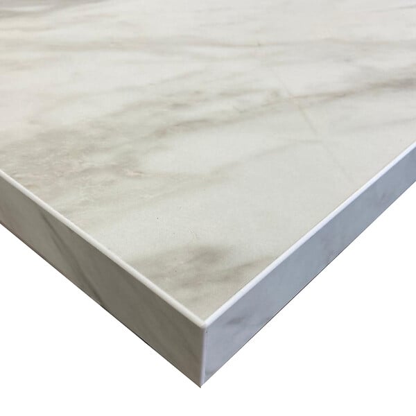 FORESTEA - Crédence cuisine stratifiée HPL réversible ardoise/marbre gris 3000 x 640 x 13,4 mm FSC - large