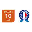SPADONE - Porte de garage sectionnelle chêne doré motorisée l.240 x H.200 cm x Ep.40 mm - vignette