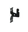 TORBEL - Support rustique TORBEL cataphorèse noir pour espagnolette - 752254 - vignette