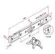 TIRARD - SER CYL ROND 1 PIVOT 4MM HT35MM AC EZI - vignette