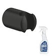 GROHE - Support mural pour douchette Vitalio noir mat + nettoyant GrohClean - vignette