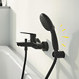 GROHE - Support mural pour douchette Vitalio noir mat + nettoyant GrohClean - vignette