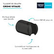 GROHE - Support mural pour douchette Vitalio noir mat + nettoyant GrohClean - vignette