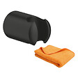 GROHE - Support mural pour douchette Vitalio noir mat + microfibre - vignette