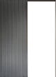 GD MENUISERIES - Porte Coulissante bois Frake 3 Panneaux H204 x L83 cm, Galandage, kit de finition - vignette