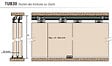 MANTION - Garniture TUBEL 1 porte sur chant MANTION - TUB30-1 - vignette