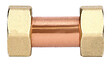 GARIS - Raccord fou 2 pièces écrou prisonnier femelle 15/21 laiton - GARIS - D09502B - vignette