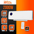 WARM TECH - Radiateur soufflant céramique mural  oscillant 2000W - vignette