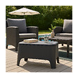 TOOMAX - Table basse de jardin 59x 39x 36cm Anthracite Avec couvercle Extérieur / Intérieur TOOMAX - vignette