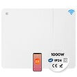 CIARRA - CIARRA CDHTD10A-W Radiateur Electrique Connecté Mural 1000W 5-10㎡ Double Cœur de Chauffe IP24 Chauffage Programable - vignette