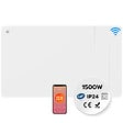 CIARRA - CIARRA CDHTD15A-W Radiateur Electrique Connecté Mural 1500W 10-15㎡ Double Cœur de Chauffe IP24 Chauffage Programable - vignette