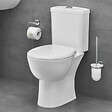 GROHE - PACK WC à poser Bau Ceramic + Tabouret physiologique plastique Blanc - vignette