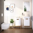 VITRA - Cuvette WC suspendu compact sans bride VitrA Sento avec abattant frein de chute déclipsable - vignette