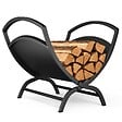 VOUNOT - Range Buche Support a bois 40.5x32x33cm en Metal noir - vignette