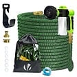 VOUNOT - Tuyau d’Arrosage Extensible 30m avec Récipient Savon et accessoires vert - vignette