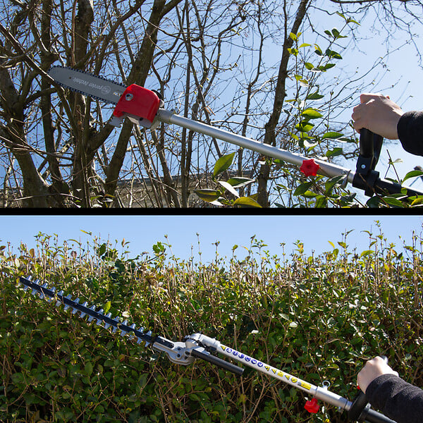ELEM GARDEN TECHNIC - Scie à ébrancher - Taille haies sur perche 1010W - large