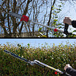 ELEM GARDEN TECHNIC - Scie à ébrancher - Taille haies sur perche 1010W - vignette