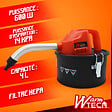 WARM TECH - Vide cendres 600W 4L - vignette
