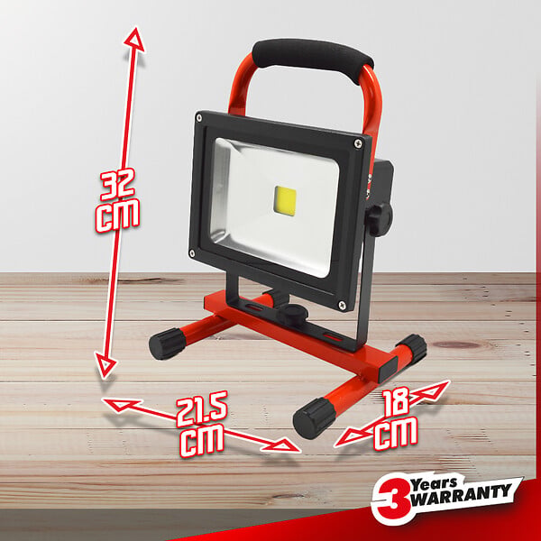 I-WATTS PRO - Projecteur led rechargeable de chantier 20W - I-WATTS - large