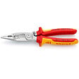 KNIPEX - Pince multifonctions 6 outils en 1 - 200mm - Bi-matière - Chromée 1000V - Loquet KNIPEX - 1396200 - vignette